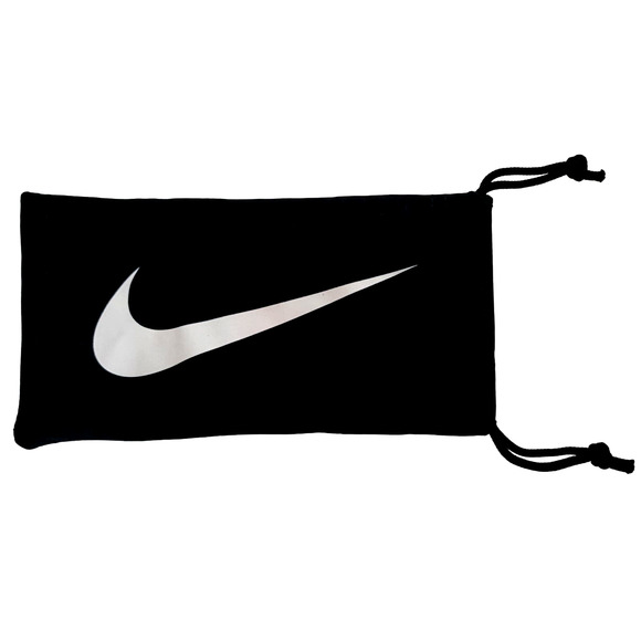 NIKE Microfiber Drawstring Pouch Softcase For Sunglasses Glasses Black White New - Picture 1 of 4